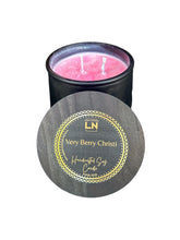 Load image into Gallery viewer, 18 oz. Very Berry Christi Soy Lotion Candle
