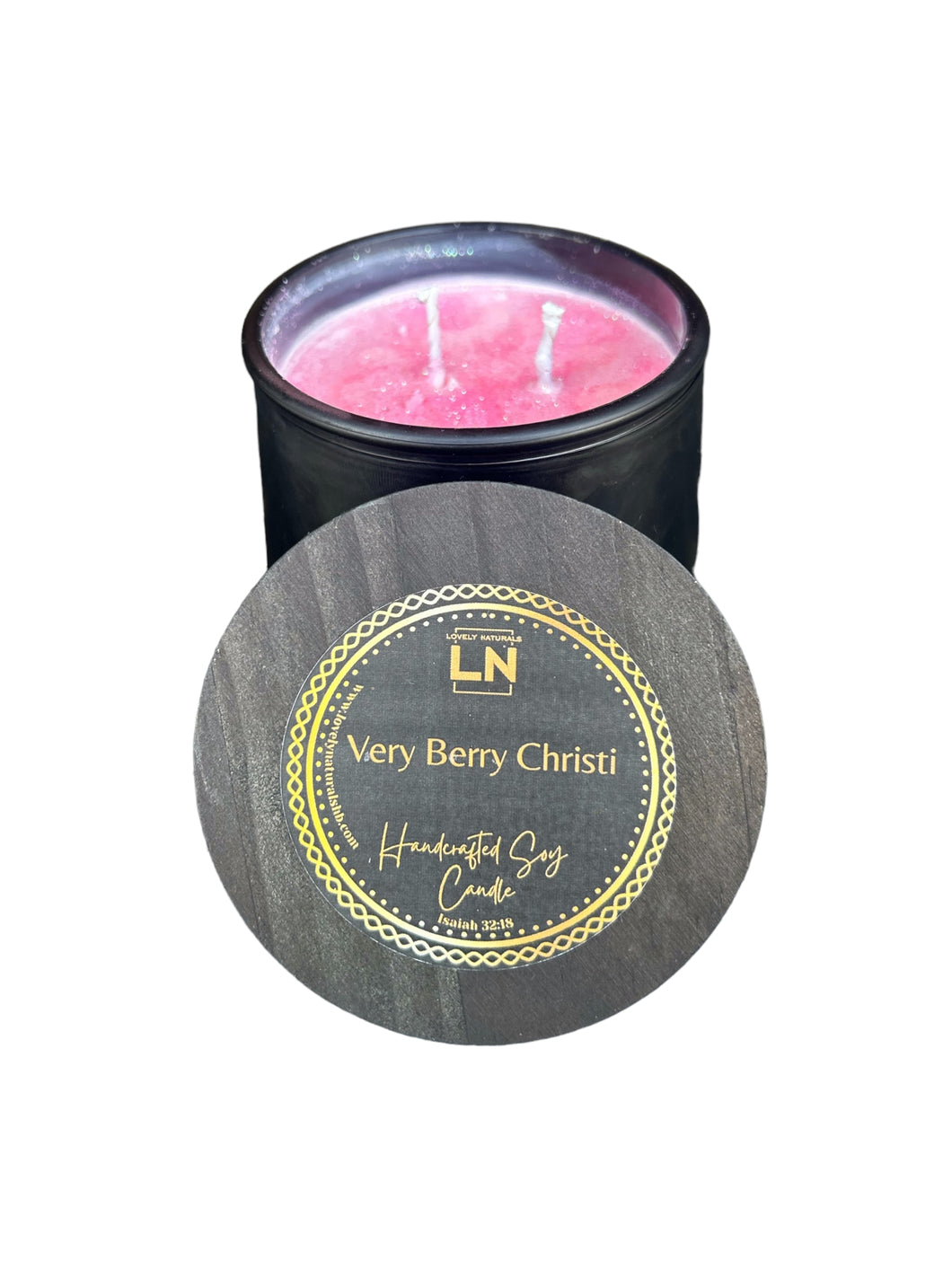 18 oz. Very Berry Christi Soy Lotion Candle